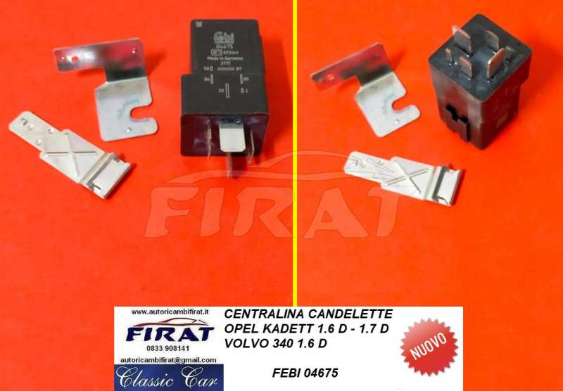 CENTRALINA CANDELETTE OPEL KADETT-VOLVO 340 (04675)